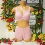 6 pieces laise padded pushup bra & matching net panty - Image 4