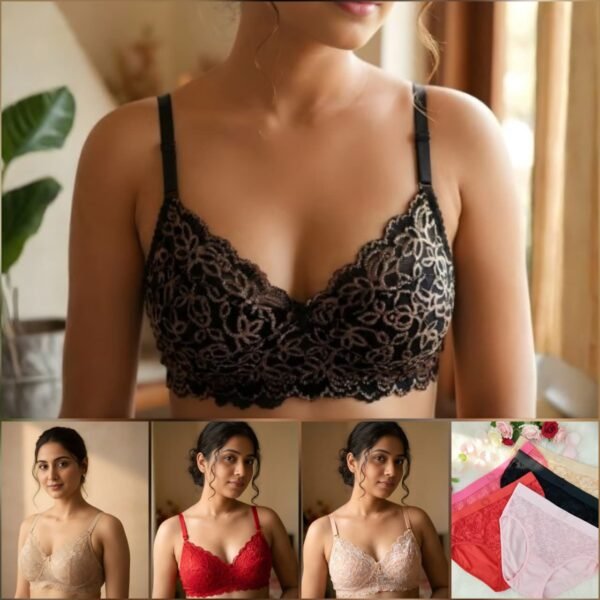 6 Piece Juliet Non-Padded bra offer only 720 TK