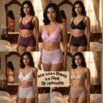 10 PIS COMBO/ EVERYDAY LACE PADDE BRA PANTY SET / 5 PIS BRA AND 5 PIS PANTY 1050 TK